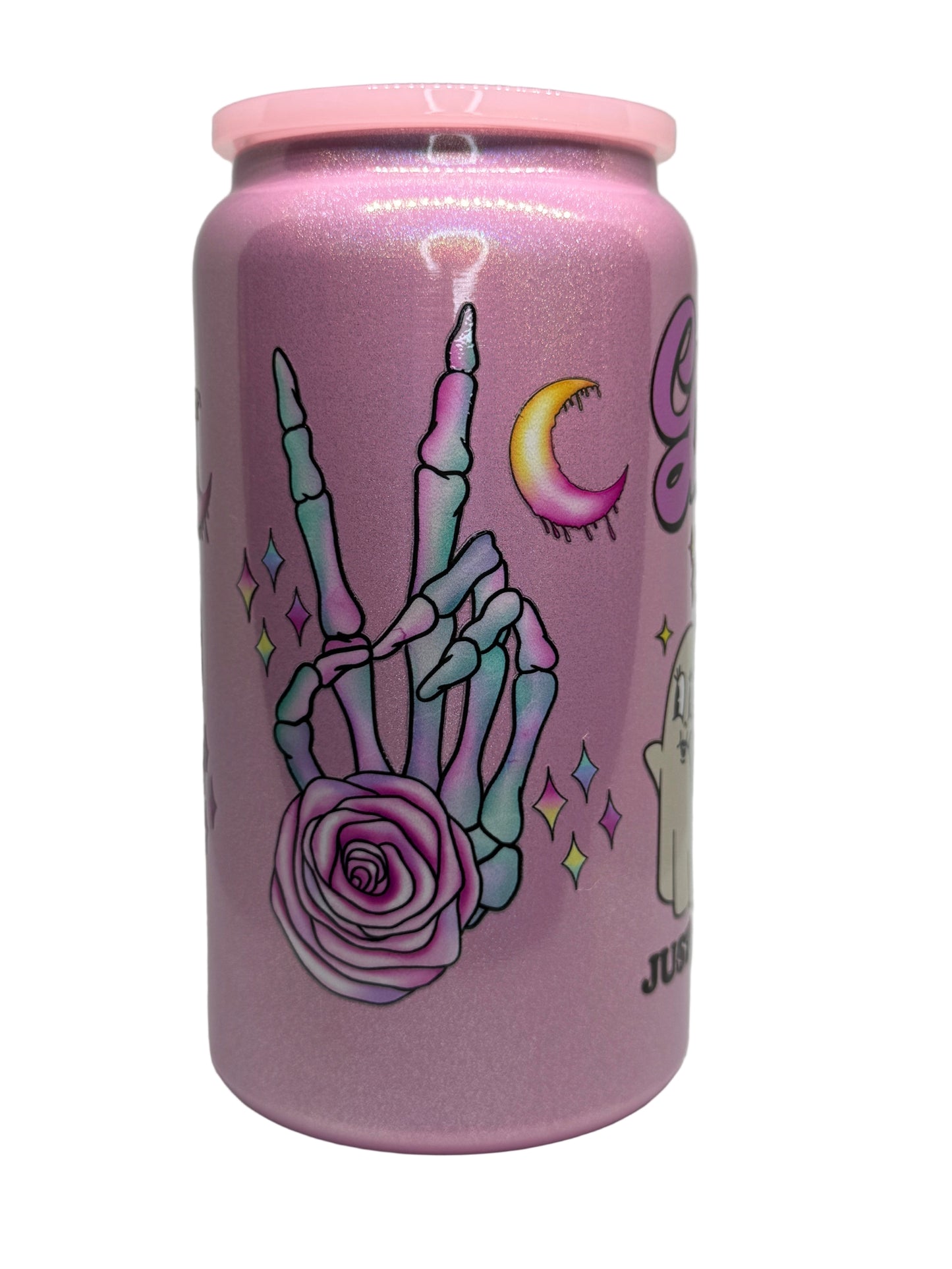 Ghouls Just Wanna Have Fun 16 oz Stainless Steel Holographic Tumbler