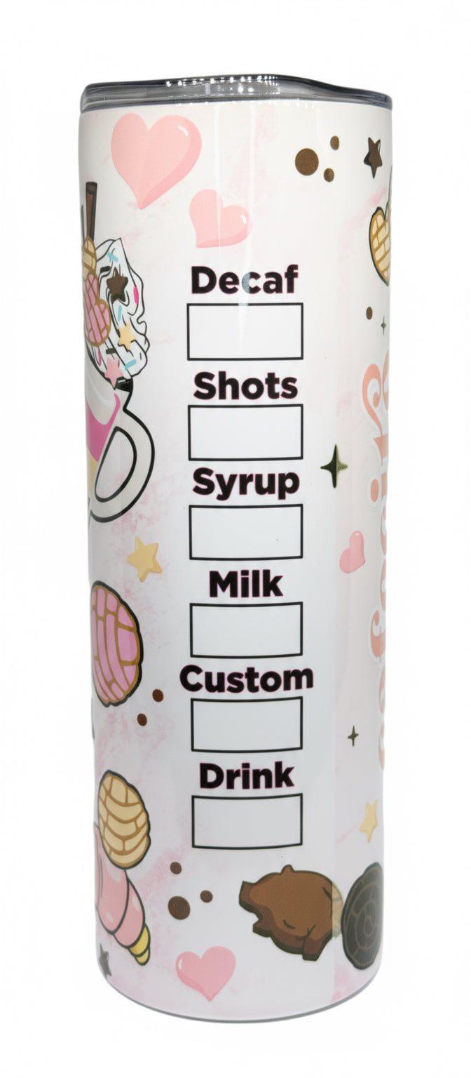 Cafecito Y Chisme 20 oz Stainless Steel Tumbler