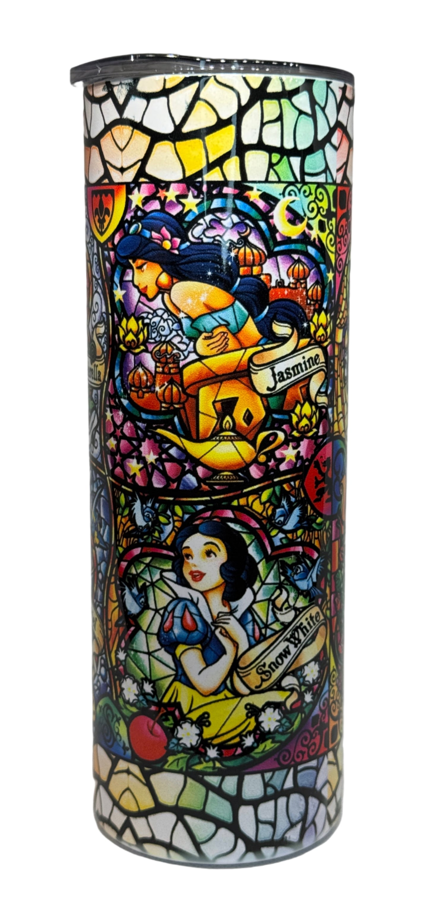 Stained Glass Princess 20 oz Stainless Steel Tumbler