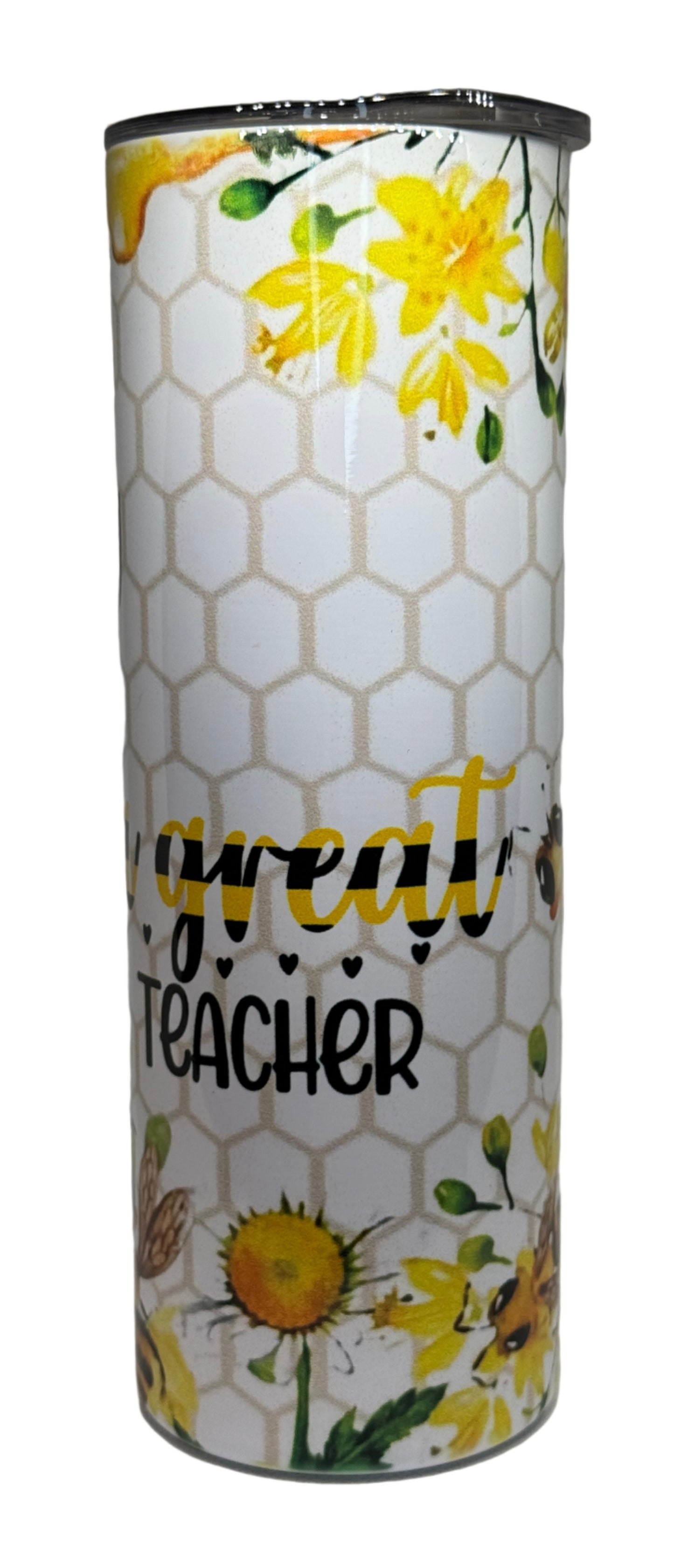 Thank You For Bee-ing A Great Teacher 20 oz Stainless Steel Tumbler