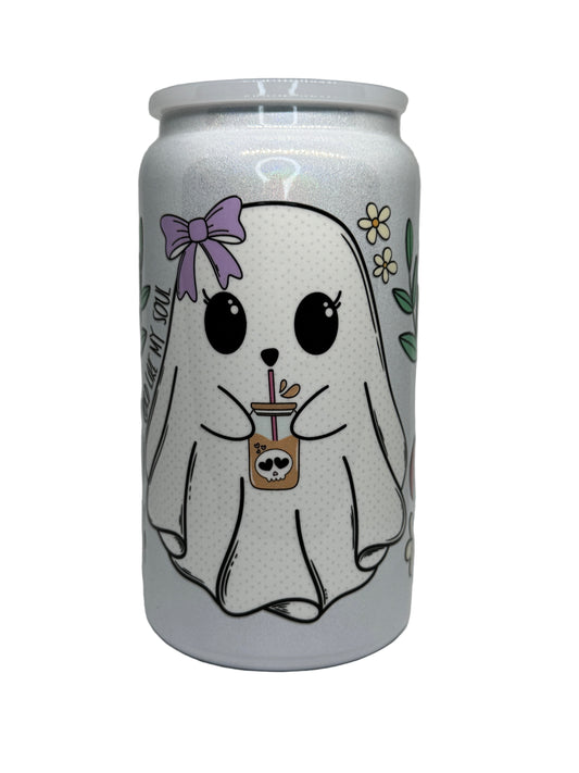 Cold Like My Soul 16 oz Stainless Steel Holographic Tumbler