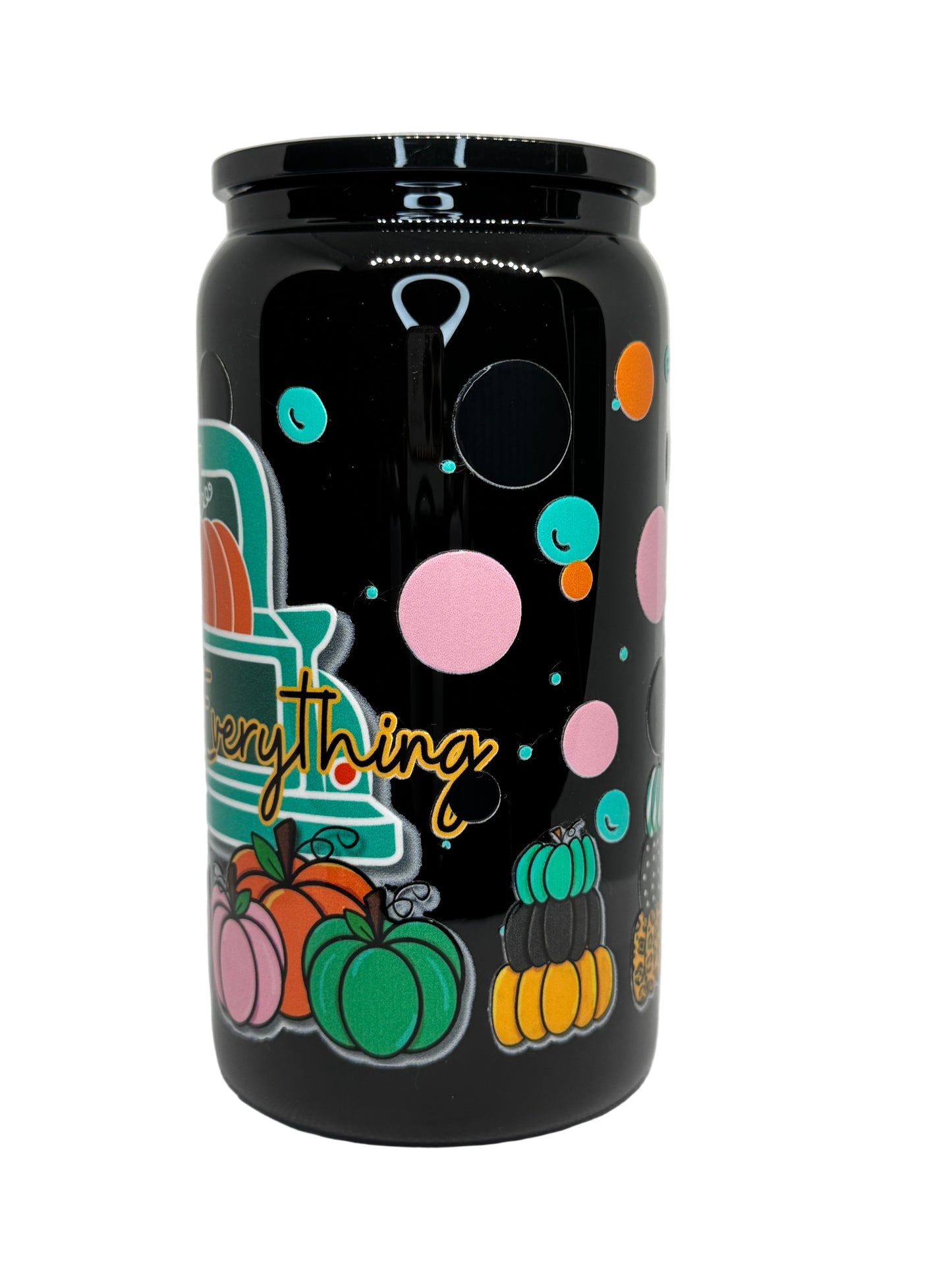 Pumpkin Everything 16 oz Glass Cup