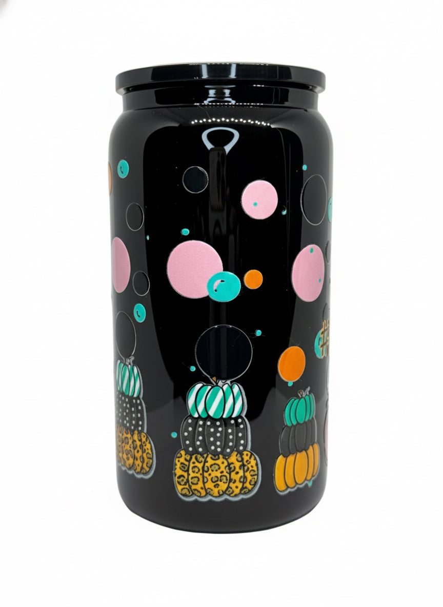 Pumpkin Everything 16 oz Glass Cup