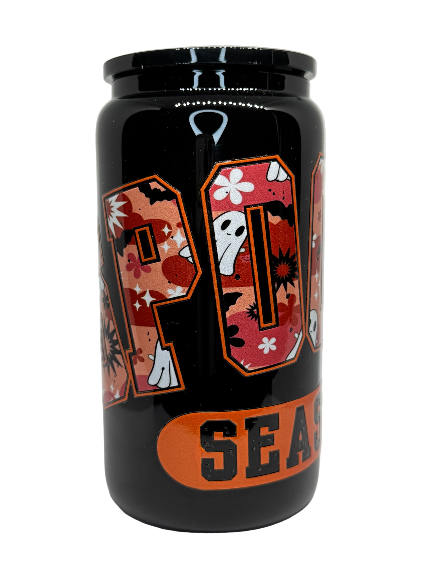 Spooky Season 16 oz Glass Cup