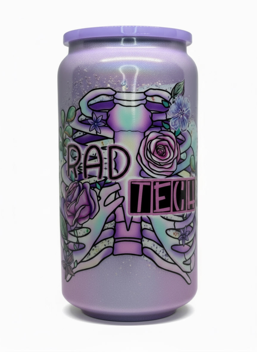 Rad Tech 16 oz Holographic Stainless Steel Cup