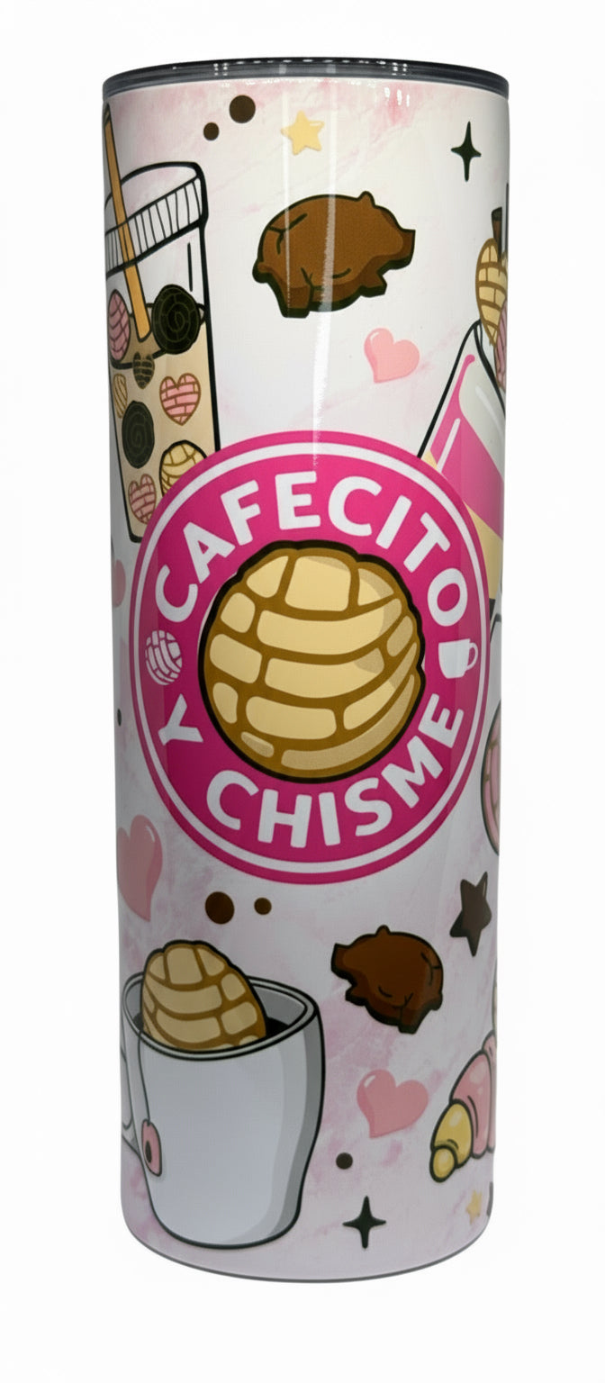 Cafecito Y Chisme 20 oz Stainless Steel Tumbler