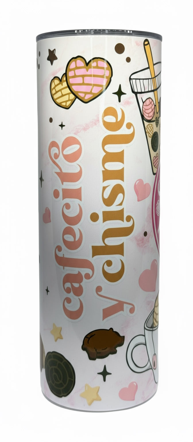 Cafecito Y Chisme 20 oz Stainless Steel Tumbler