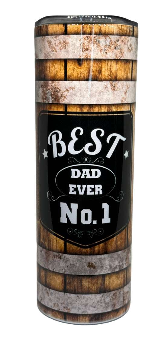 Best Dad Ever 20 oz Stainless Steel Tumbler
