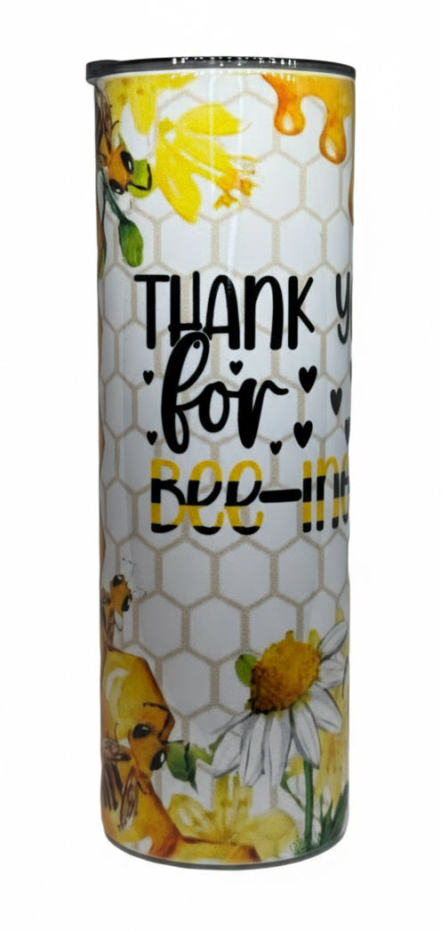 Thank You For Bee-ing A Great Teacher 20 oz Stainless Steel Tumbler